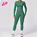 Get seamless comfort and style with our green workout set.